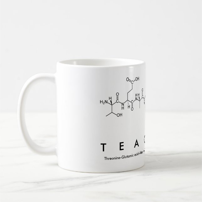 Tasse des Peptids (Links)