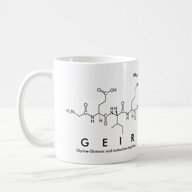 Tasse des Peptids (Links)