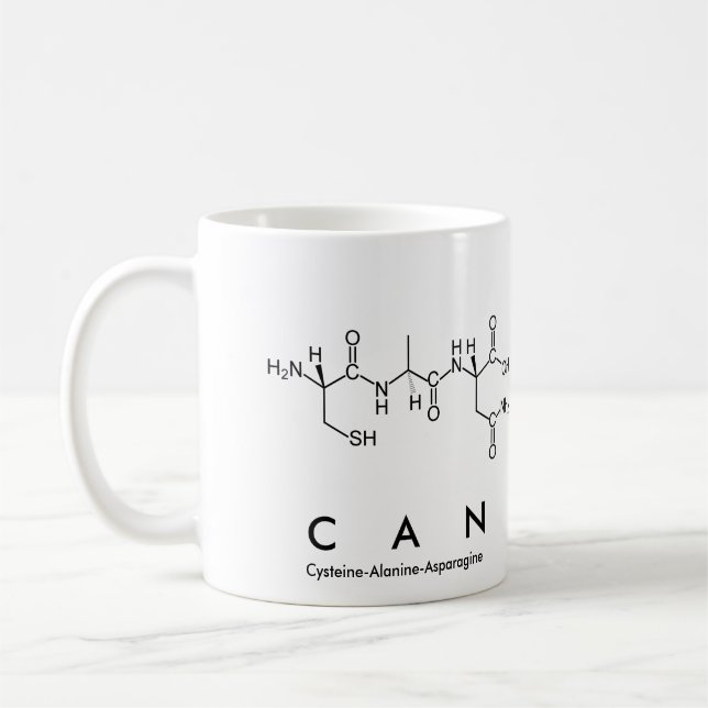 Tasse des Peptids (Links)
