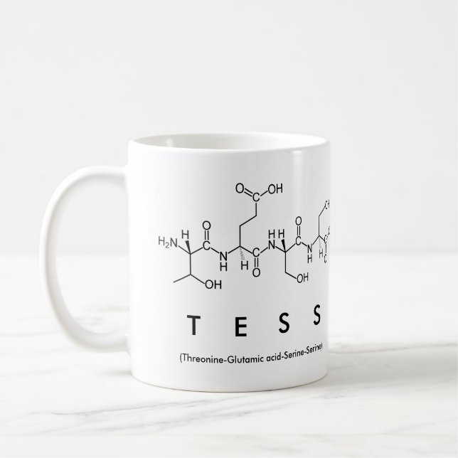 Tasse des Peptids (Links)