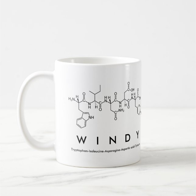 Tasse des Peptids (Links)