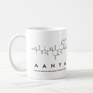 Tasse des Peptids Aanya