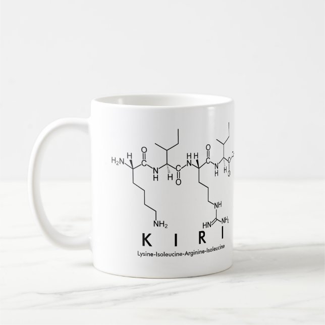 Tasse des Peptids Kiri (Links)
