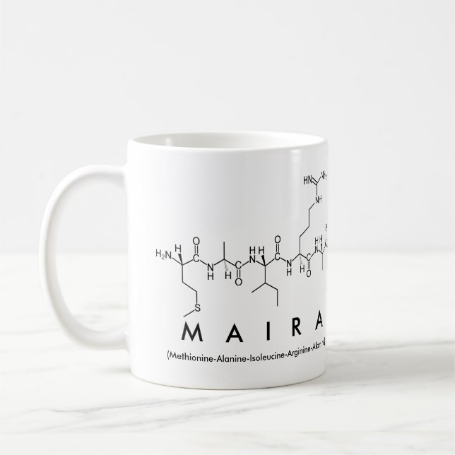 Tasse des Peptids Maira (Links)