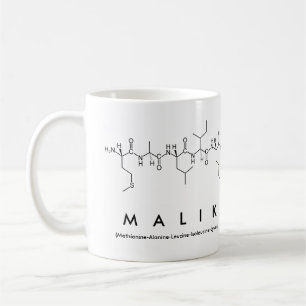 Tasse des Peptids Malik