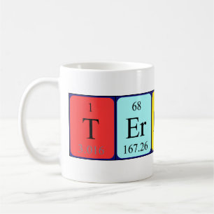 Tasse des Periodennamens
