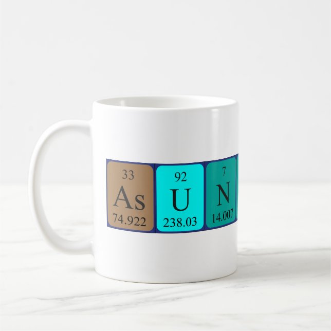 Tasse des Periodennamens Asunción (Links)