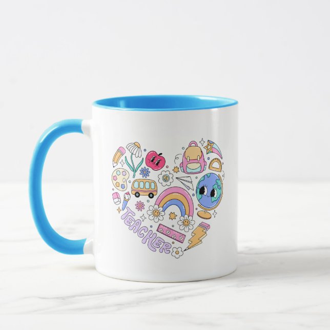 Tasse des Personalisierten Herzens (Links)