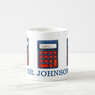 Tasse des personalisierten Mathematiklehrers