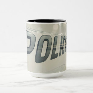 Tasse des Polizeiautos
