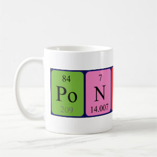 Tasse des Pontus periodischer Tabellenname