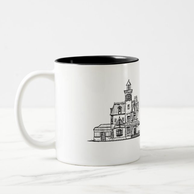 Tasse des praktischen Magic House (Links)