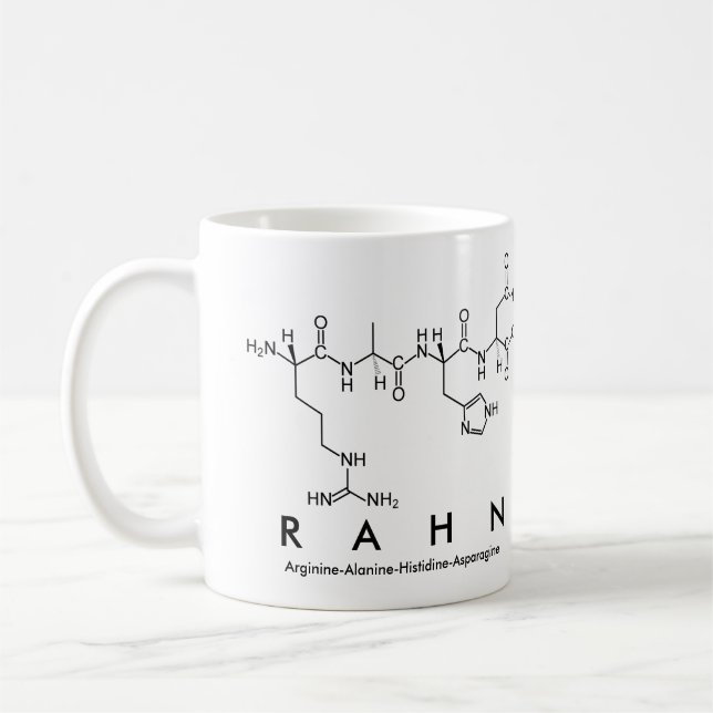 Tasse des Rahn-Peptids (Links)