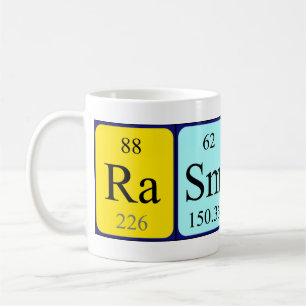 Tasse des Rasmus Periodennamens