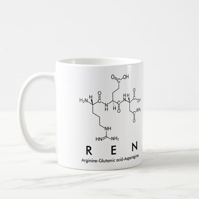 Tasse des Ren Peptids (Links)
