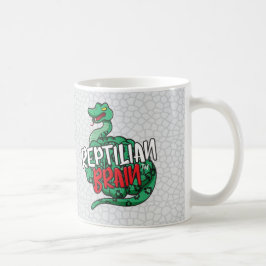 Tasse des Reptiliengehirns