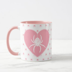 Tasse des rosa Spiders