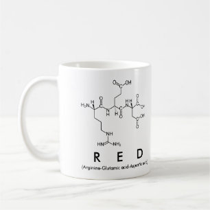 Tasse des roten Peptids
