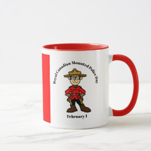 Tasse des Royal Canadian Mountain Police Day
