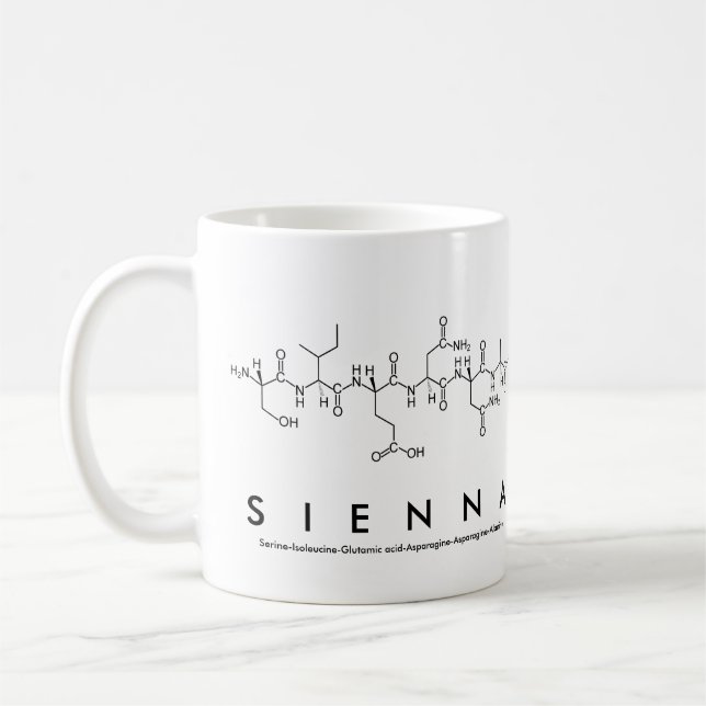 Tasse des Sienna-Peptids (Links)