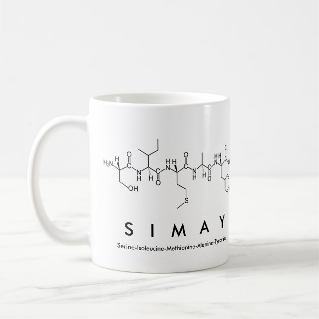 Tasse des Simay Peptids (Links)