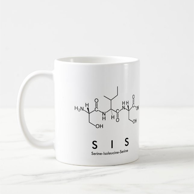Tasse des Sis-Peptids (Links)