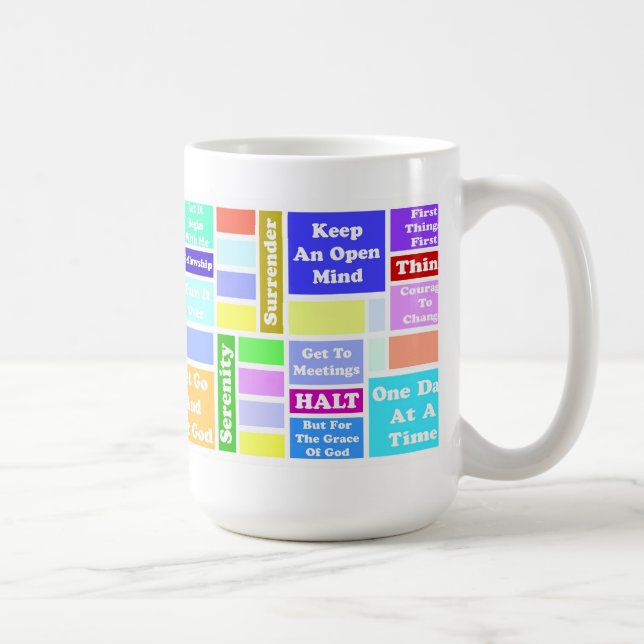 Tasse des Slogan-12-Step (Rechts)