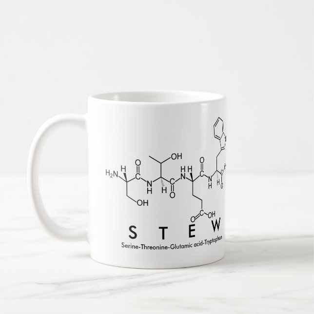 Tasse des Stew-Peptids (Links)