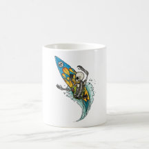 Tasse des Surfens
