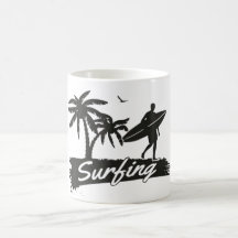 Tasse des Surfens