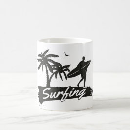 Tasse des Surfens