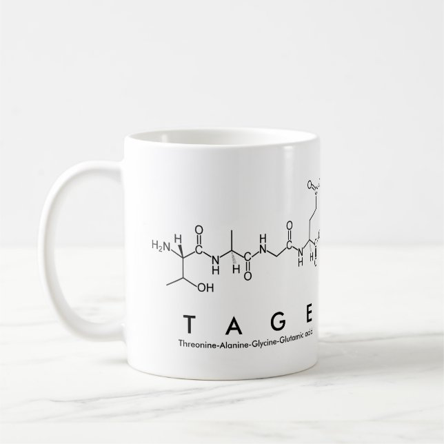 Tasse des Tagebuchnamens (Links)