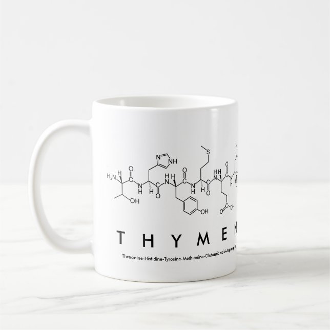 Tasse des Thymen-Peptids (Links)