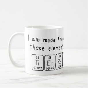 Tasse des Tierra-Periodennamens