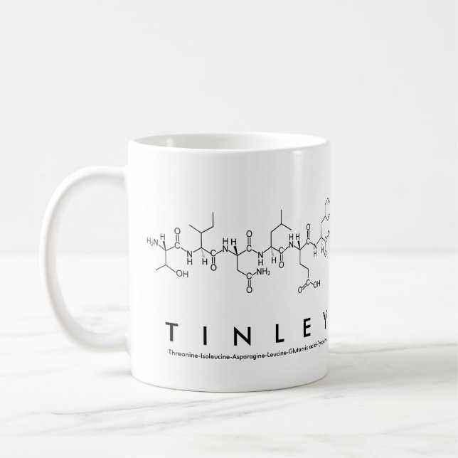 Tasse des Tinley-Peptids (Links)
