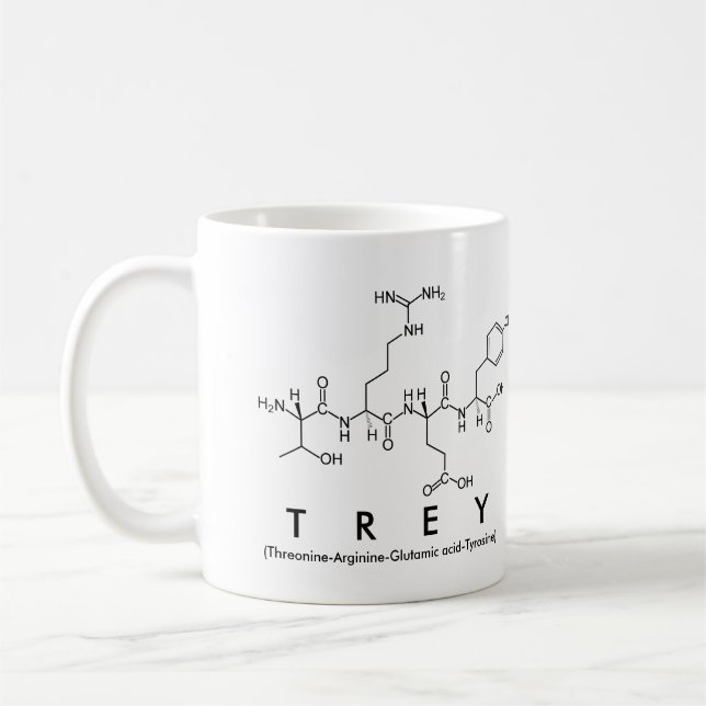 Tasse des Trey Peptids (Links)