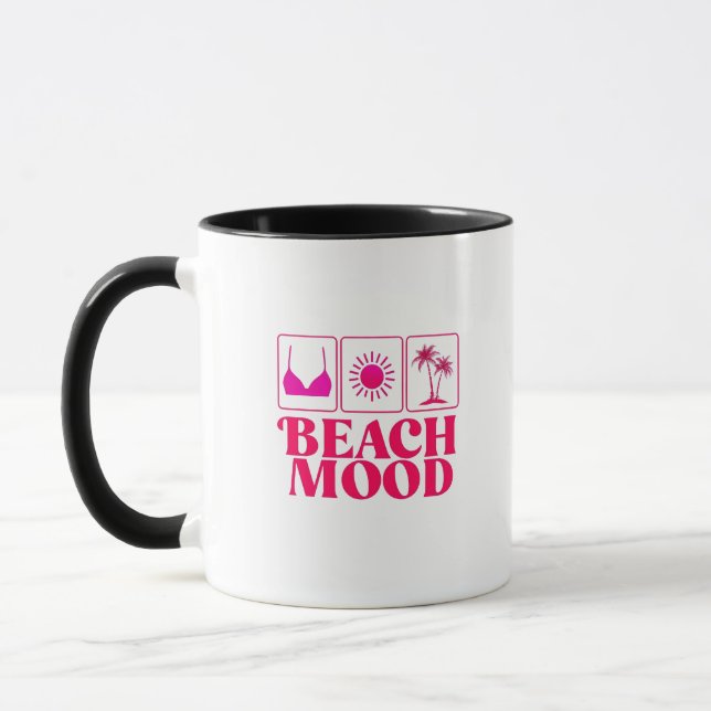 Tasse des tropischen Kaffees am Strand - Summer Vi (Links)