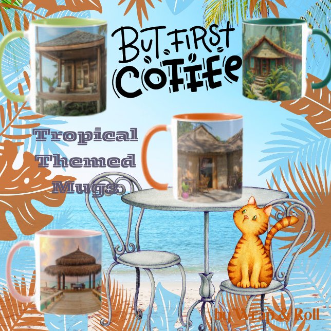 Tasse des tropischen Strandes (Von Creator hochgeladen)