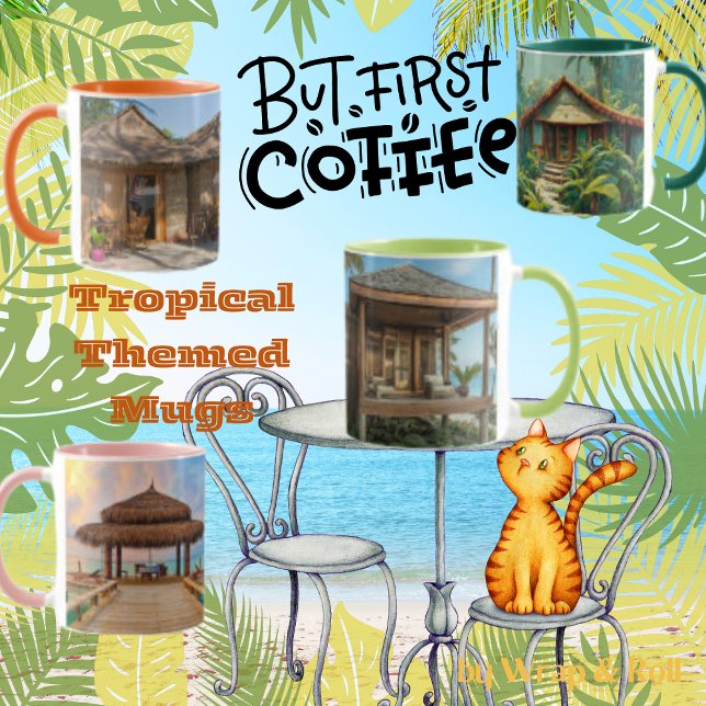 Tasse des tropischen Strandes (Von Creator hochgeladen)