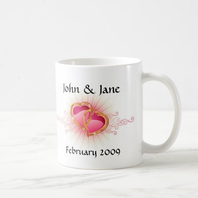 Tasse des Valentines Tages (Rechts)