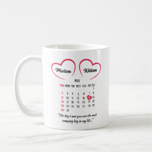 Tasse des Valentinstag nach Maß, Geschenke zum Jah