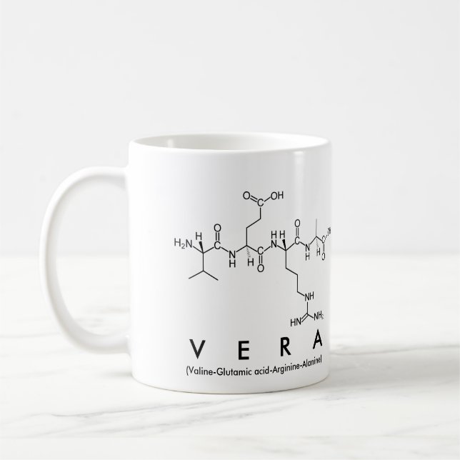 Tasse des Vera Peptids (Links)