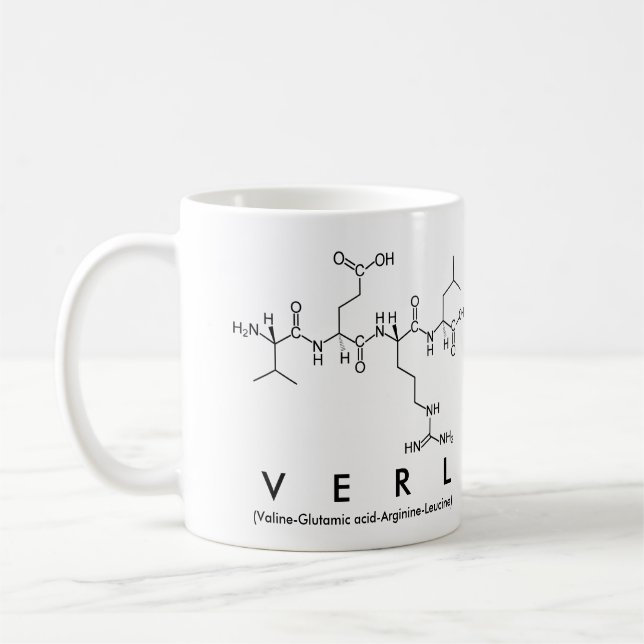 Tasse des Verl Peptids (Links)