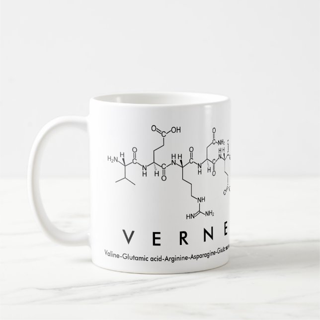 Tasse des Verne Peptids (Links)