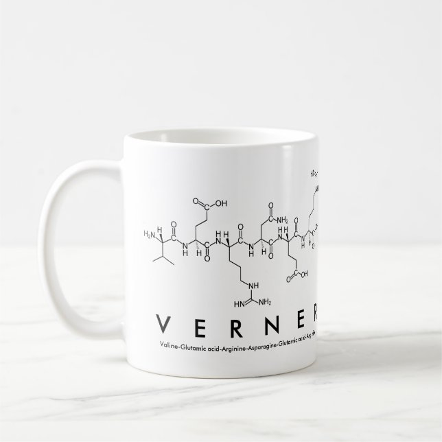 Tasse des Verner Peptids (Links)