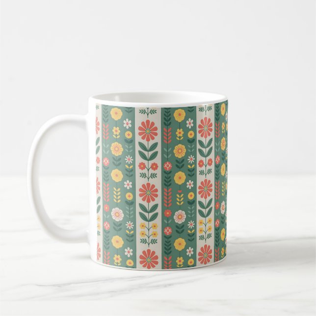 Tasse des Volksstreifens Muster (Links)