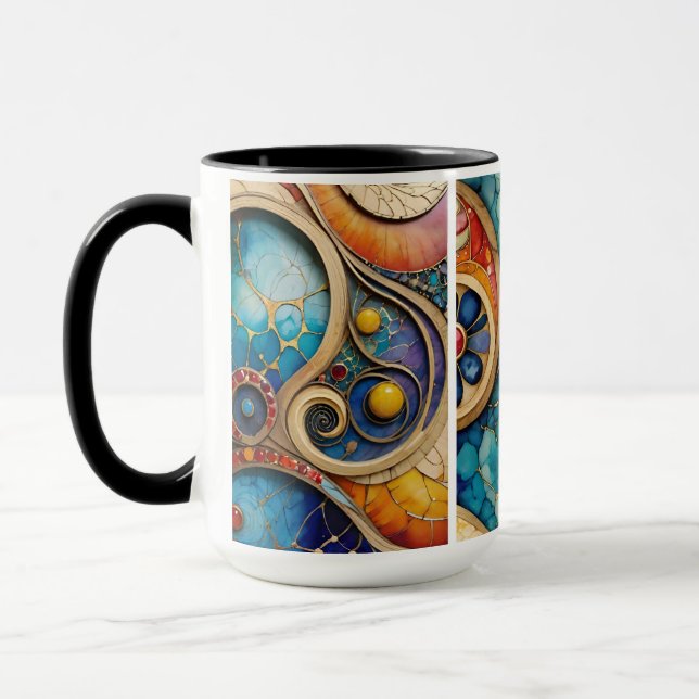 Tasse des Wasserkreises (Links)