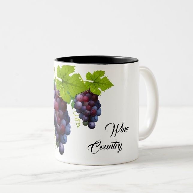 Tasse des Weincoffee (VorderseiteRechts)