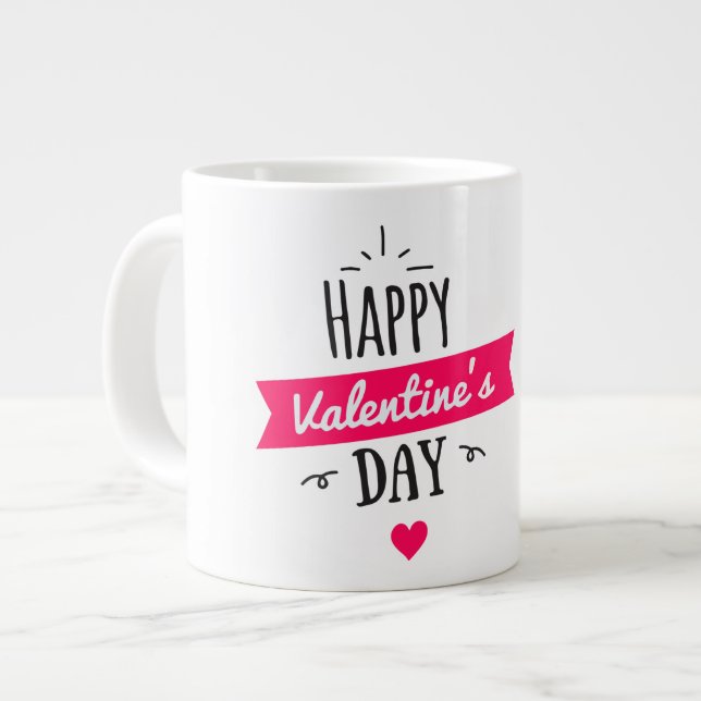 Tasse des Weißen Valentinstag (Vorderseite Links)