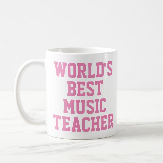 Tasse des weltbesten Musiklehrers (Links)